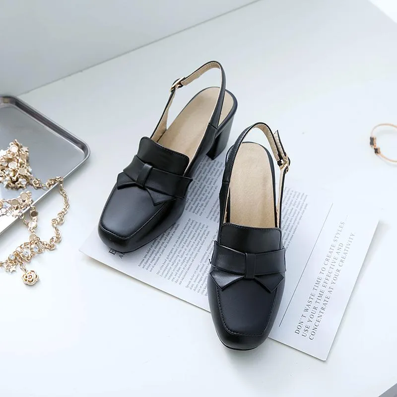 Style Fashion Summer Women Sandals Comforty Heel Shoes Pure Color Simplicity Casual Joker