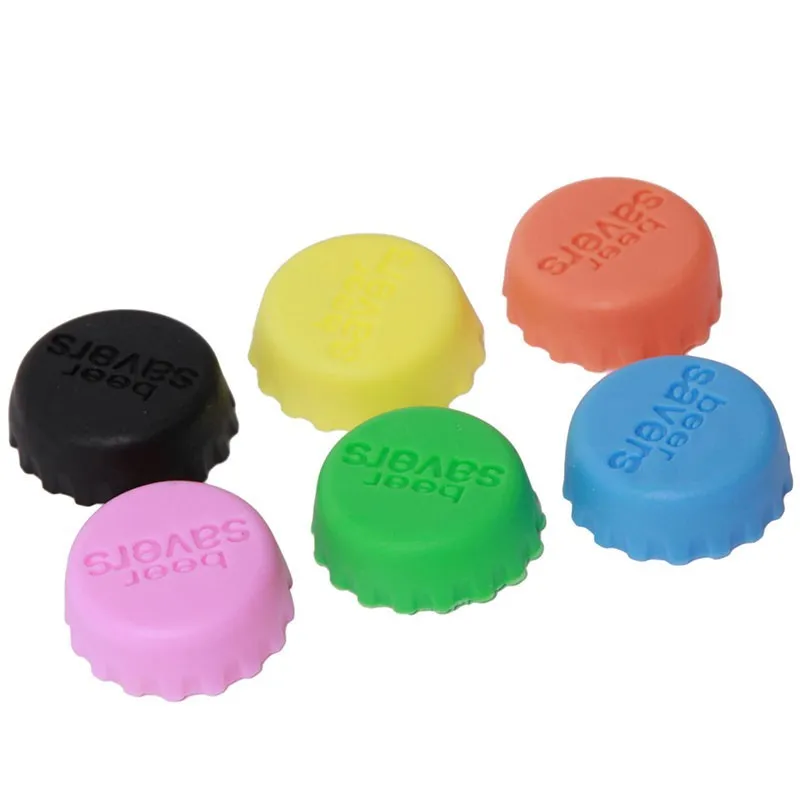 Multifunctional Creative Beer Silicon Bottle Cap Top Bottles Stopper Lid Cover for Wine Liquor Kitchen Bar Tools Closures