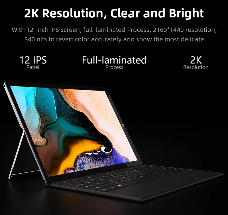 CHUWI UBook X 12.3インチ N4100 8GB/256GB DHgate.com:CHUWI UBook X 12.3 2K IPS Display Intel N4100