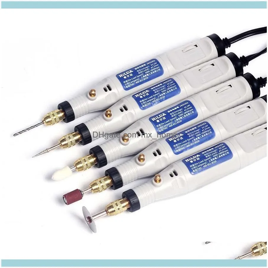 18V Engraving Pen Mini Drill Rotary tool With Grinding Accessories Set Multifunction Mini Engraving Pen For Dremel tools 201226