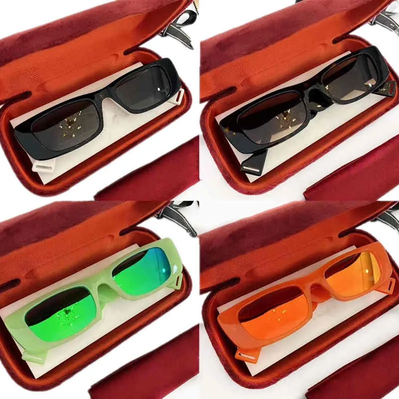 Excelente Projetado Inteligente Unisex RPVO Sunglasses Hot Star Celebrity Óculos UV400 para Homens Mulheres Importadas Candy Plank Pequeno Fullrim Occhiali da Sola Fullset Case 52-20