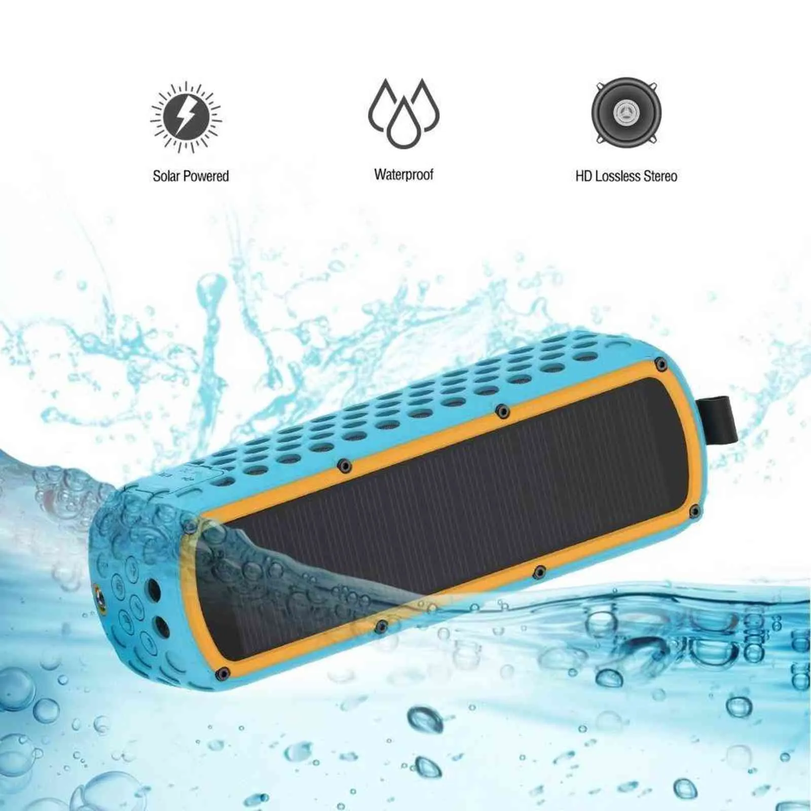 Solar Powered Waterproof Speaker Pack Solar Powered Chain Speaker