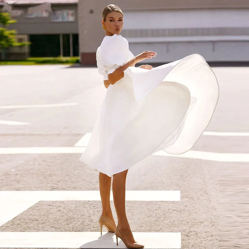 white empire line dress Vintage 1960s Crochet Lace Waist Soft linen Formal Dresses All White Plus