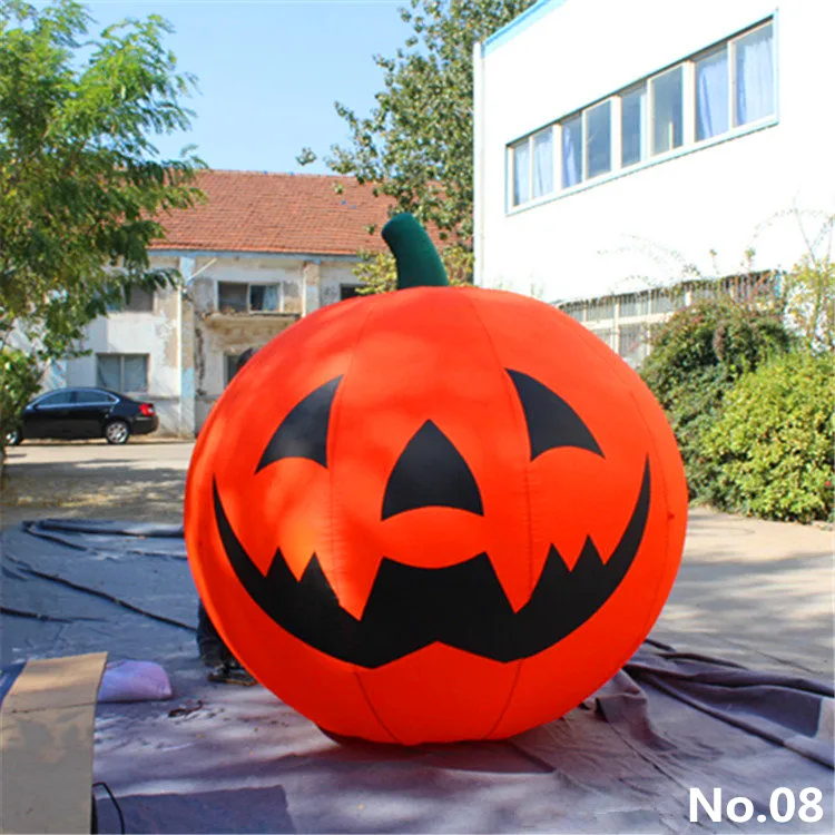 Cheper Inflatable Pumpkin Inflatables Inflable Balloon Cushaw With Blower For Halloween or Nightclub Stage Decoration