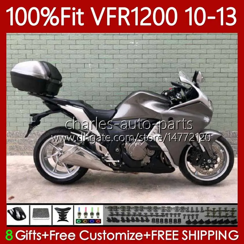 Einspritzverkleidungen für HONDA VFR1200F Metallic Grey Crosstourer VFR 1200 RR CC F