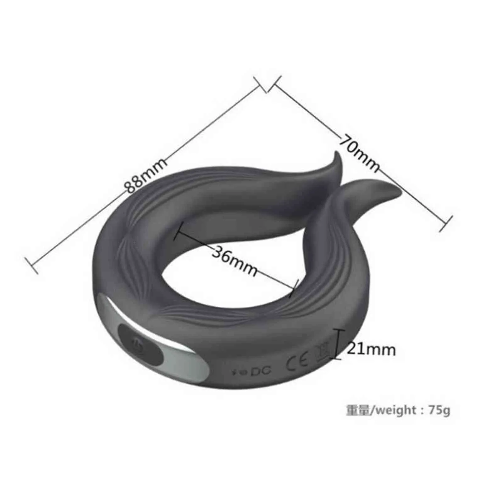 Anneaux NXY Anneau vibrant télécommandé Jouets sexuels en silicone pour hommes Massage masculin Vibromasseur Retard d'érection Éjaculation_voghion.com