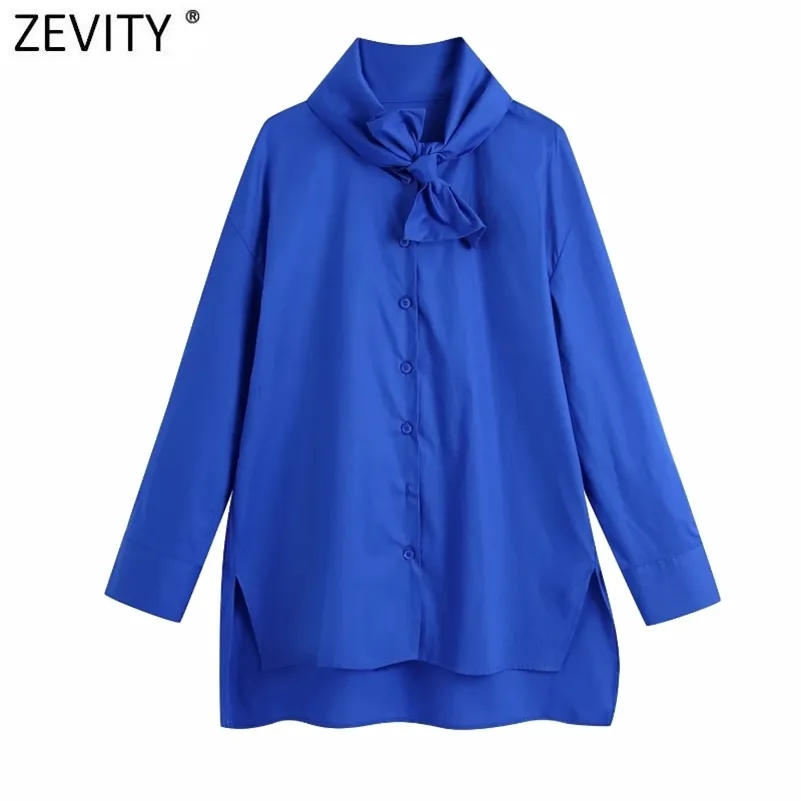 Kvinnor båge krage solid färg casual breaded tröja kontor dam långärmad kimono blus roupas chic feminina topps ls9043 210416