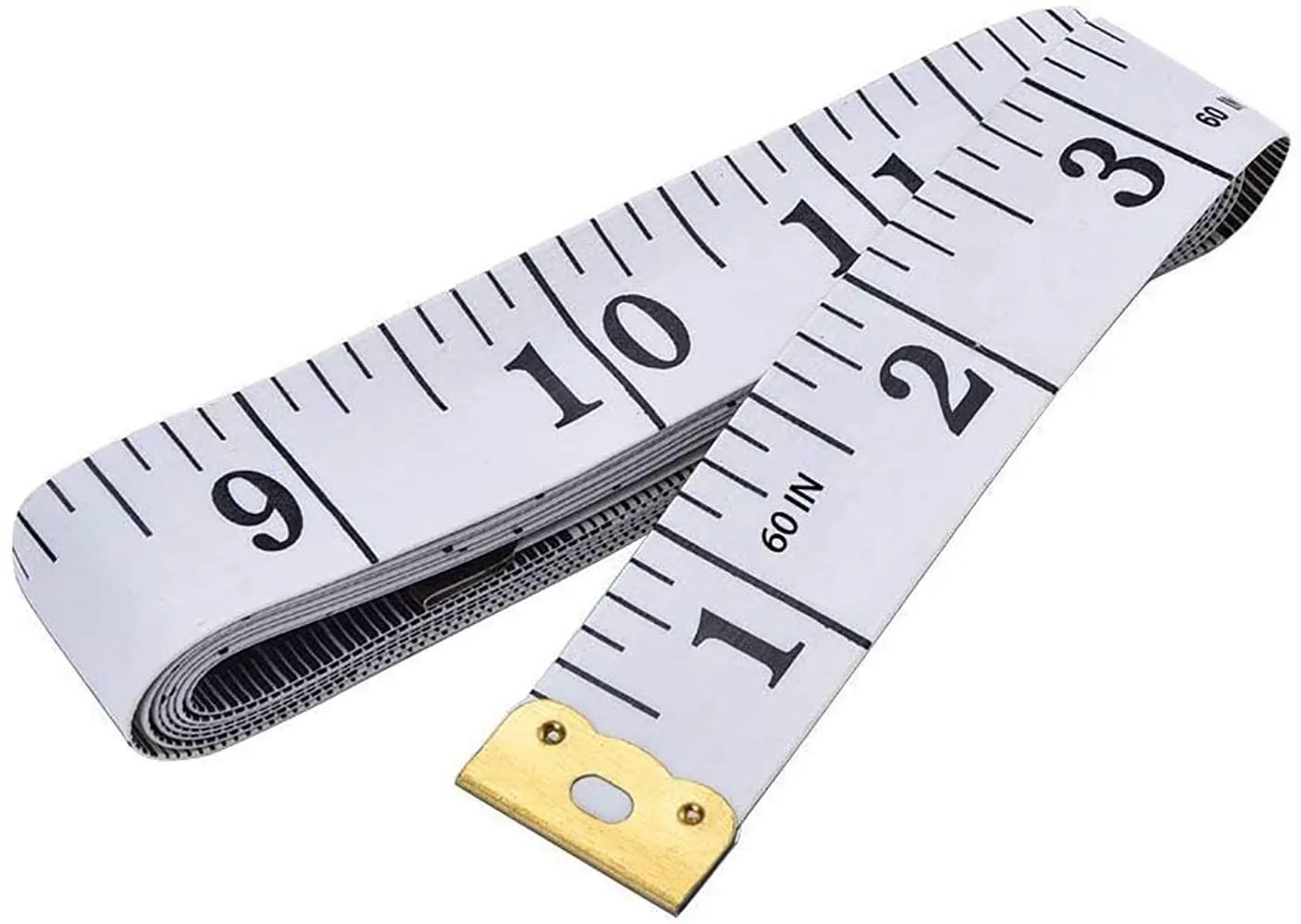 Ruban à mesurer pour le corps, ruban à mesurer en tissu doux de 152,4 cm  pour mesurer le tissu à coudre, règle de tailleur à double échelle (lot de 3 /noir)