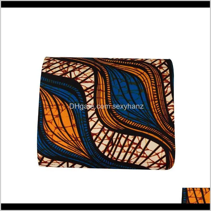 new products ankara african polyester wax prints fabric binta real wax high quality 6 yards african fabric for handworking sewing