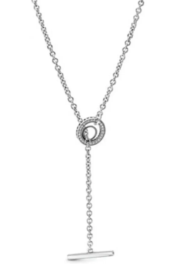 NUOVO 2021100% argento sterling 925 399050C01 Collana Fashion Fashion Luxury e Charming Fit day Donne Donne Donne Original Gioielli regalo