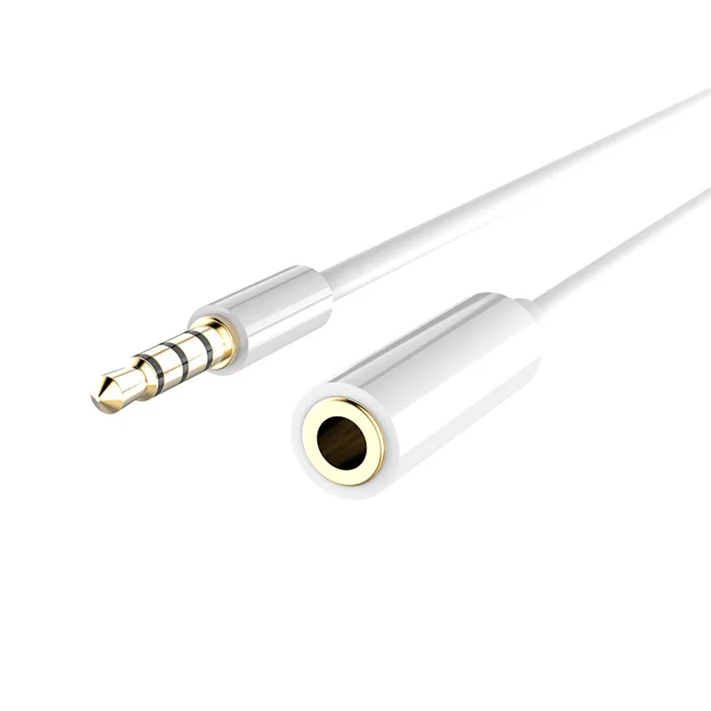 1m 3.5mm mâle à femelle stéréo Audio Aux casque écouteur haut-parleur câble d'extension