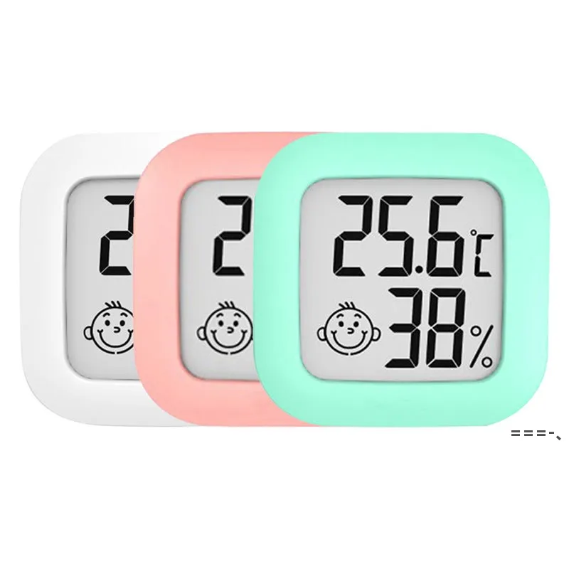 Newmini LCD Thermometer Digital Higrômetro Quarto Indoor Temperatura Medidor Medidor Sensor Station para Home ZZF13143