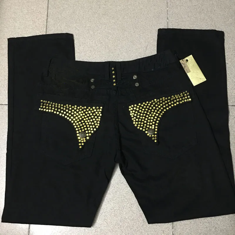 Black Robin Topshop Jamie Jeans With Silver Crystal Studs And Wing Clips  Designer Denim Pants For Men, Embroidered Straight Fit With Zipper  Embellishments Sizes 30 40 From Ai826, $55.49