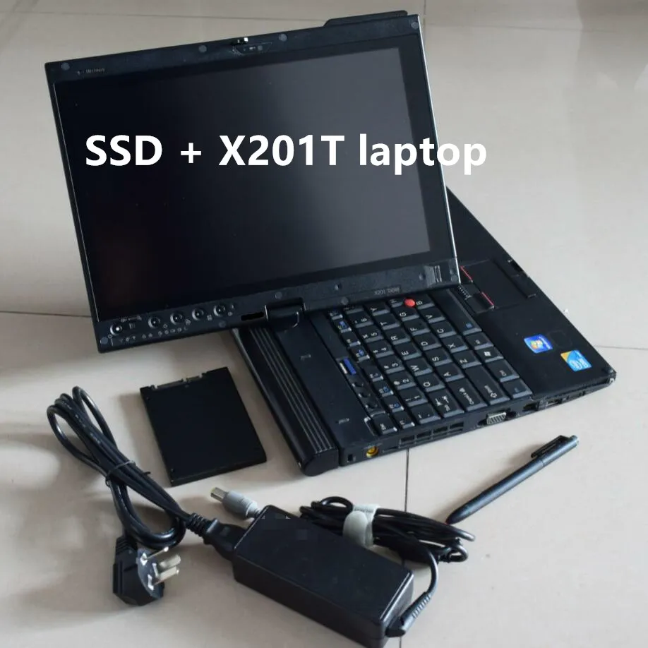 Mb estrela thinkpad ferramenta de diagnóstico ssd velocidade rápida portátil x220t 4g cpu i5 tablet funciona para c4 c5 c6 super