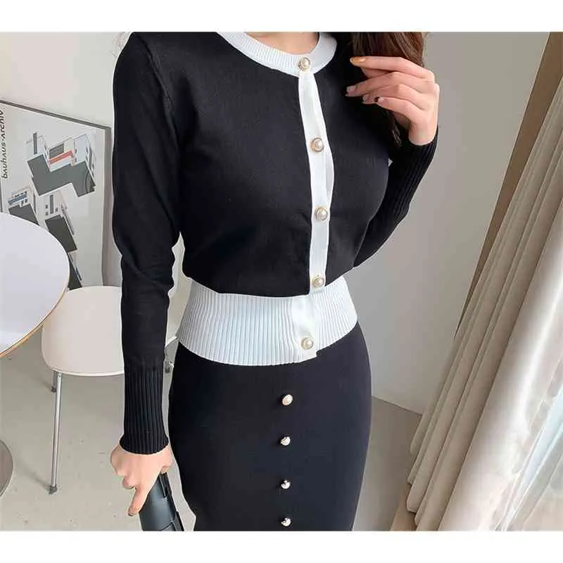 Hit Color Stripe Tassel Irregular Cloak Sweaters