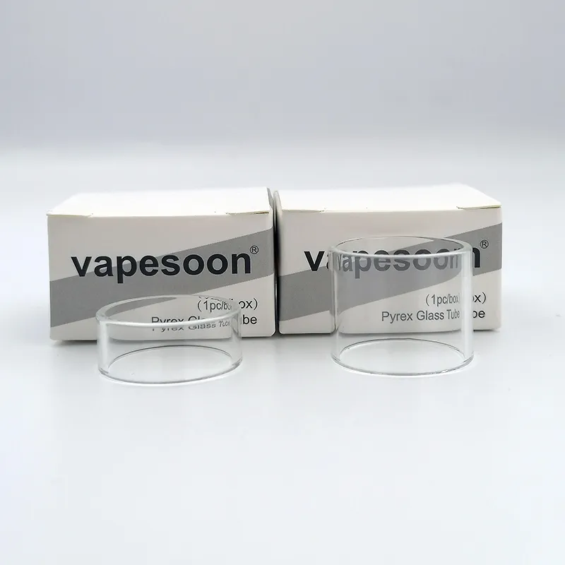 Autres accessoires de sécurité Vapesoon Remplacement du tube en verre droit pour TFV8 Big Baby Vape Pen 22 TFV18 TFV16 TFV12 PRINCE TFV9 MINI 3,5 ml Tank