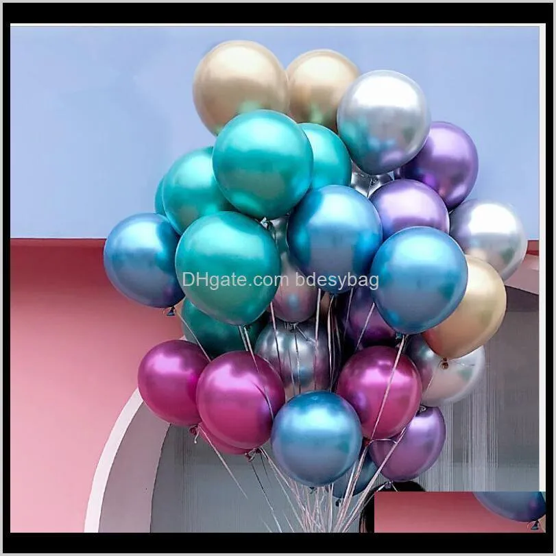 40cm 2.8g thickened metallic latex balloon metal balloon for wedding party decoration party decoration indoor and outdoor parties