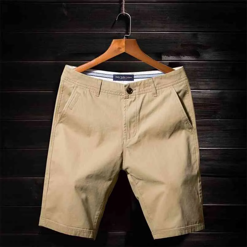 Shorts décontractés pour hommes d'été pantalons à cinq points coton mode Style ample plage grande taille 36 38 210716