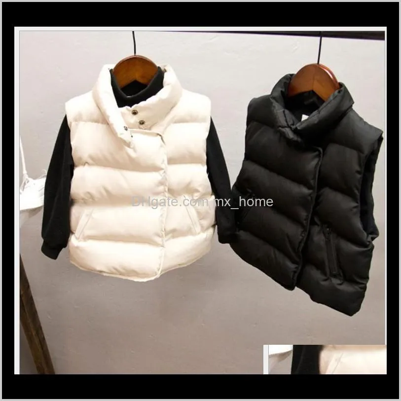 2021 new autumn and winter kids vest boys girls warm waistcoat children cotton jackets child outwear