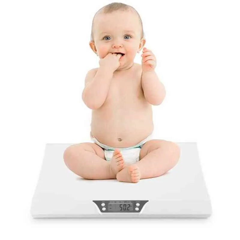 Ny LCD Digital elektronisk stabil skala Baby Weighting Scale 20kg Mini Multifunktion Low Alarm Kids Pet Kroppsviktmätare H1229