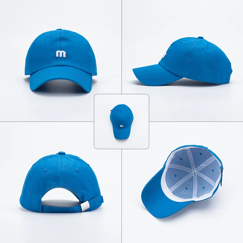 2021 spring and summer old retro style polyester-cotton washed material caps outdoor sports baseball caps sun protection caps 01