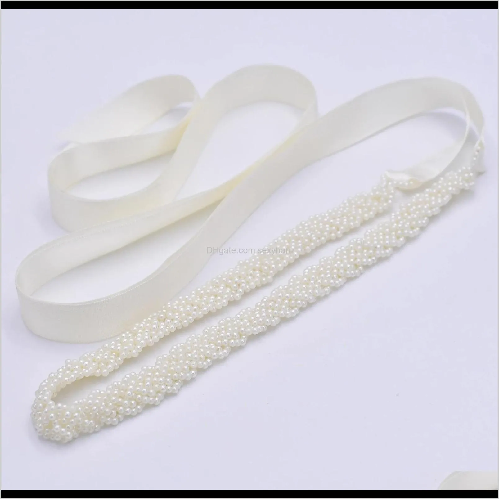 fashion pearls waistband bride belt bridal bridesmaid wedding dress accessories belts prom evening dresses belt jewelry