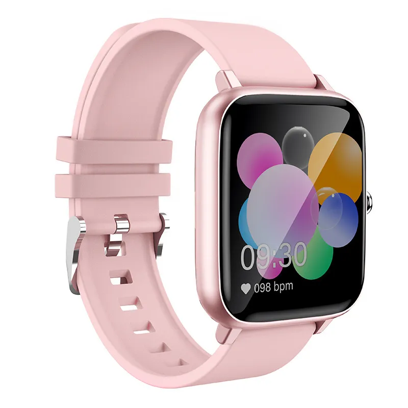 P6 uomo Bluetooth chiamata ECG impermeabile Smart Watch donna pressione sanguigna Fitness Smartwatch per Android iOS può monitorare il sonno Dropshipping