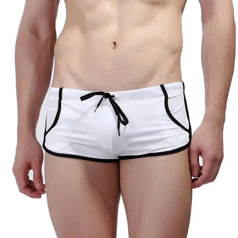 Men`s swimming shorts swim trunks glamour swimwear underwear pocket boyshort briefs