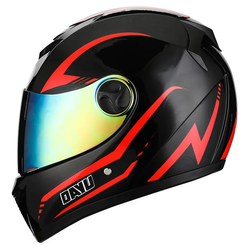 Motorcycle Helmets 2021 Full Face Helmet Dual Lens Warm For Winter Dirt Bike Scooter Motorbike Adults DOT Approved