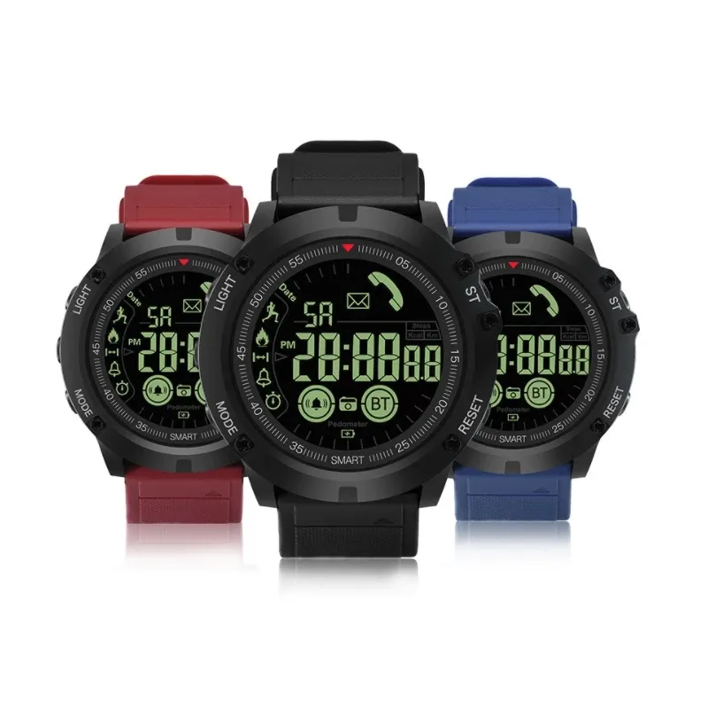 Outdoor Smart Watch EX17S Professionell Sport SmartWatch Men IP68 5ATM Vattentät Samtalsinformation Påminnelse Bluetooth-anslutning Lång vänteläge App Control