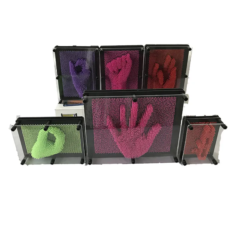 3D Clone Fingerprint Needle Painting Sand Toys For Kids Fun And