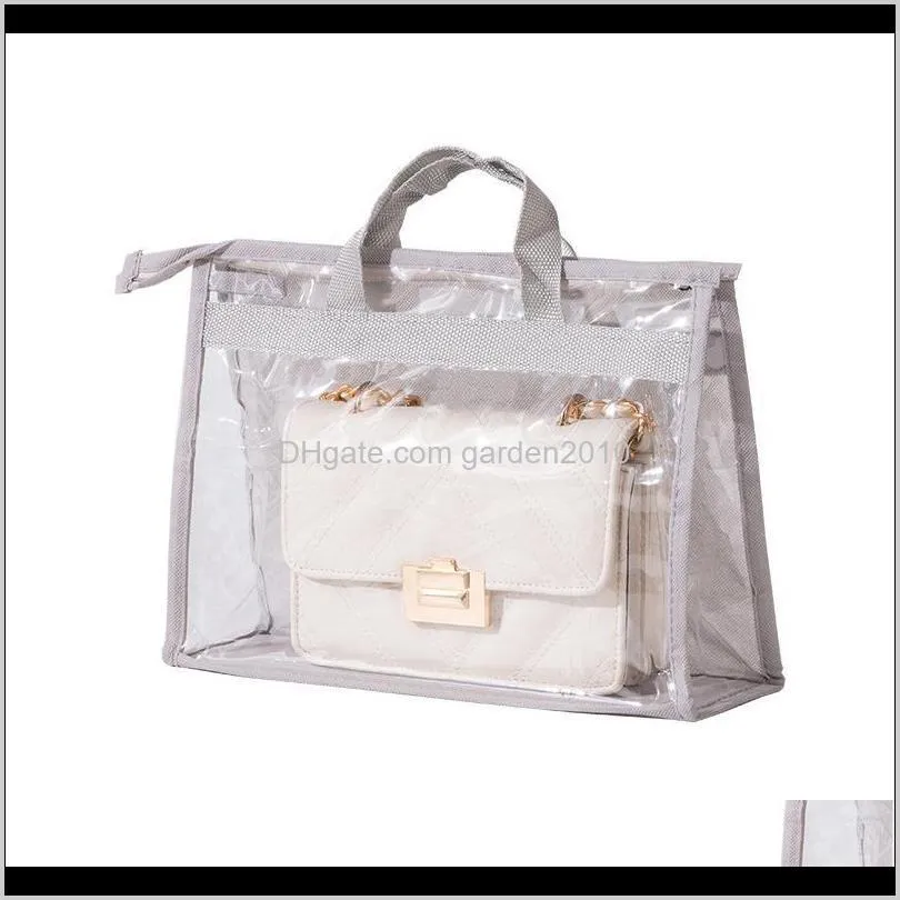 breathable moisture-proof bag dust wardrobe sealed leather protection finishing storage transparent hanging bags