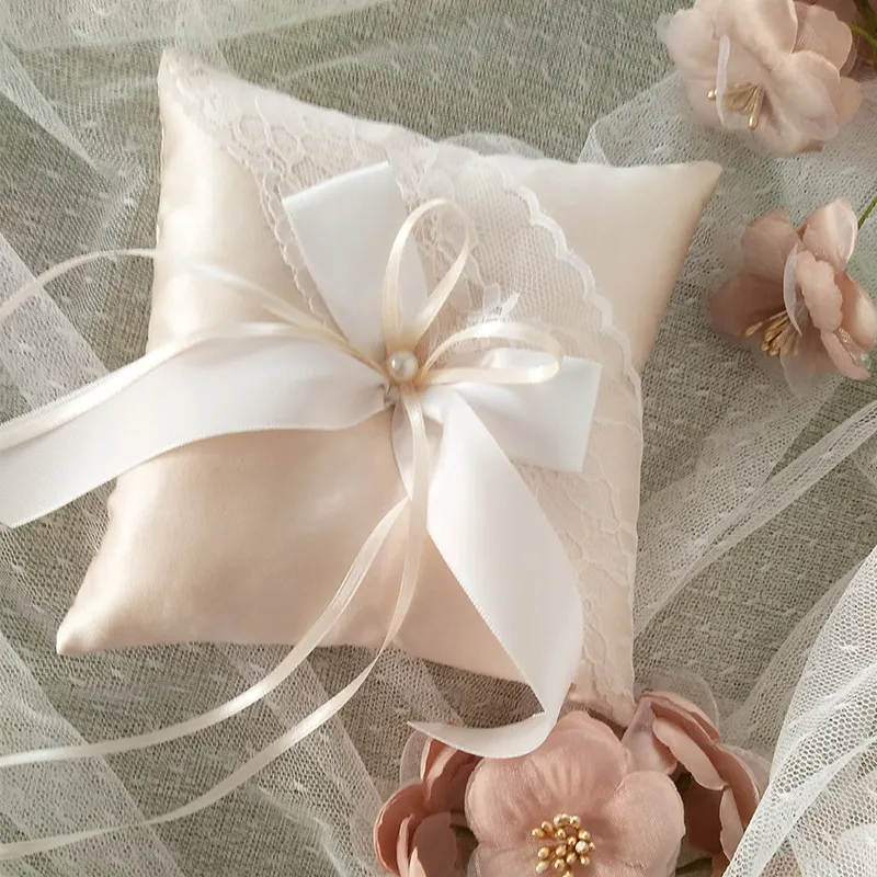 Soporte Para Alianzas Decorativo Cojín Para Anillos De Boda, Romántico En Forma De Corazón Soporte Anillos Boda Rosas