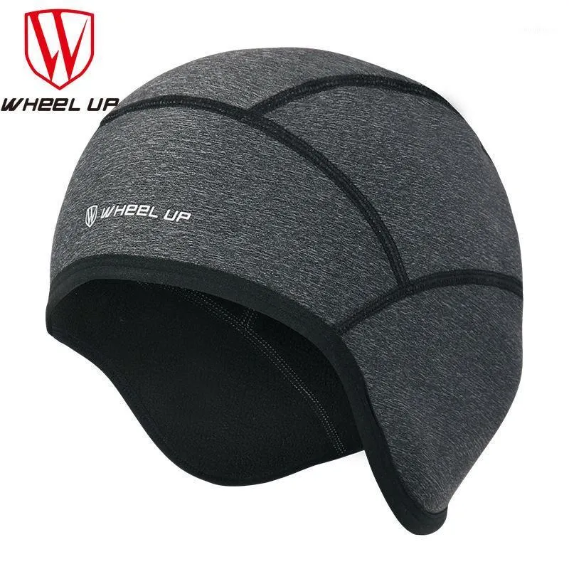 Wheel Up Winter Cappellini da ciclismo Berretto da sci termico caldo antivento Fleece Polar Running Sci Cappello da equitazione Copricapo da bici da uomo H430 Maschere