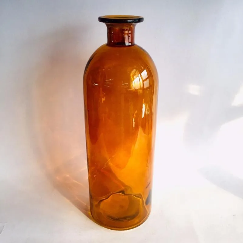 Vases ! 10 Inch Tall Glass Bottle Vase/Bud Vase/Decor Bottle,Available