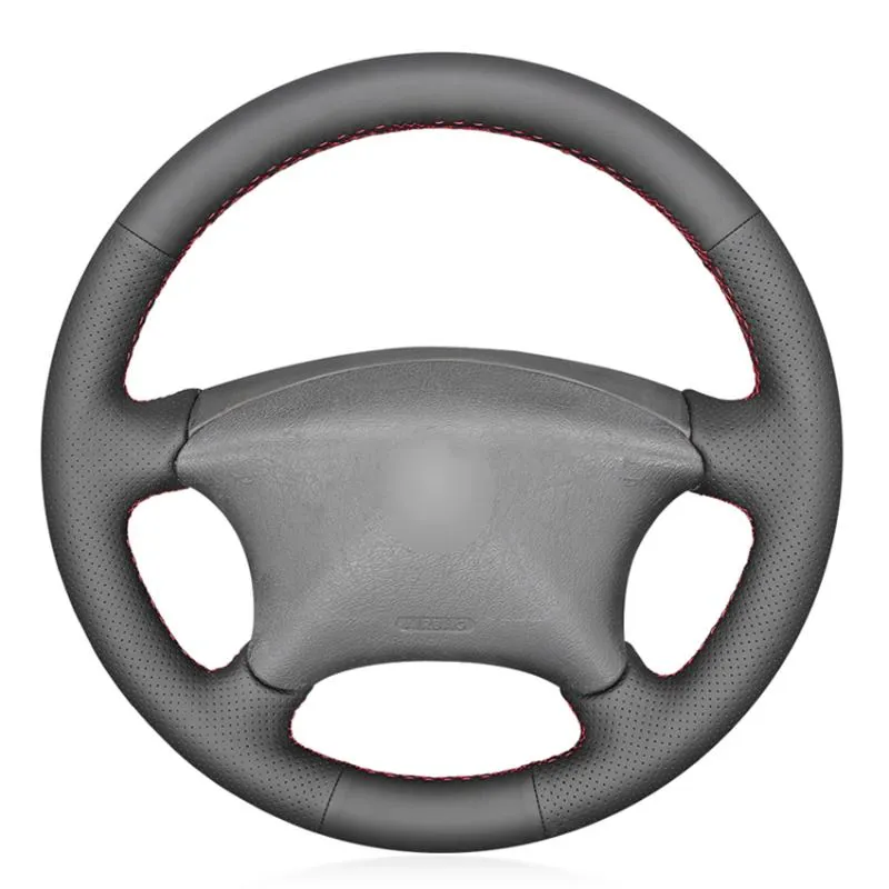 Steering Wheel Covers Black PU Faux Leather Cover For Xsara Picasso 2001-2010 Berlingo 2003-2008 C5 2001-2006 PartnerSteering CoverSteeringS