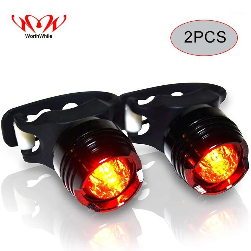 Bike Lights WorthWhile Rear Light Cycling Seatpost Taillight Saddle LED For Bicycle Accessories Running Safety Clip Lamp