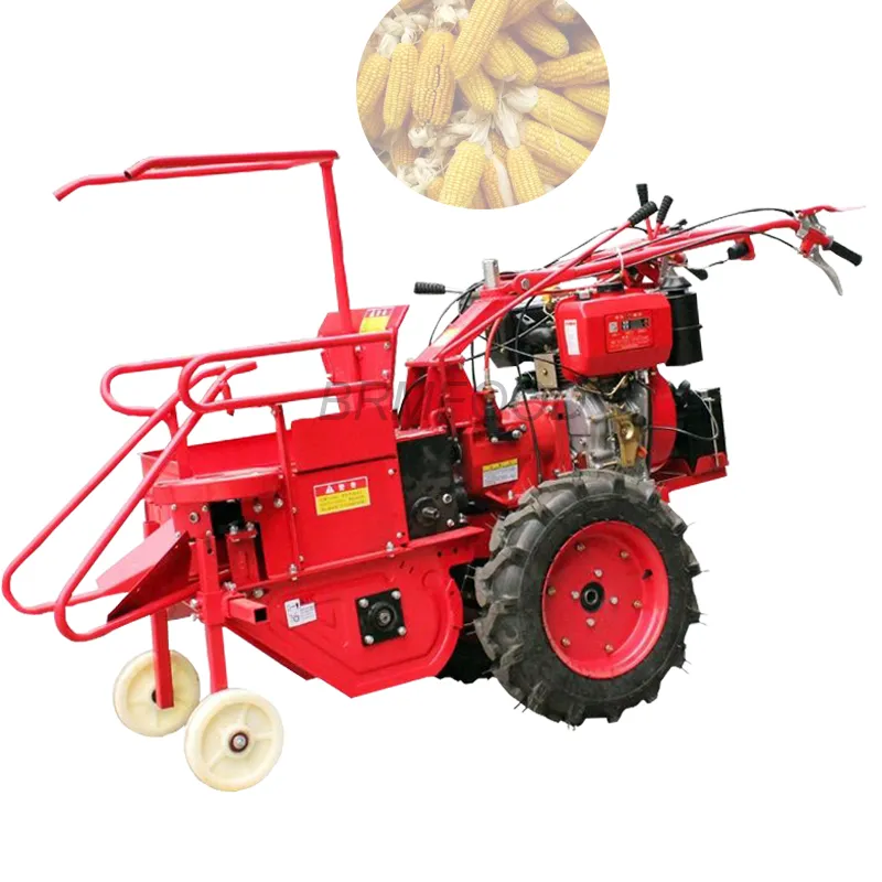 2021 Design Four Wheel Gasoline Engine Drive Garlic Harvester Machine Diesel Walking Tractor Onion Reaping maker