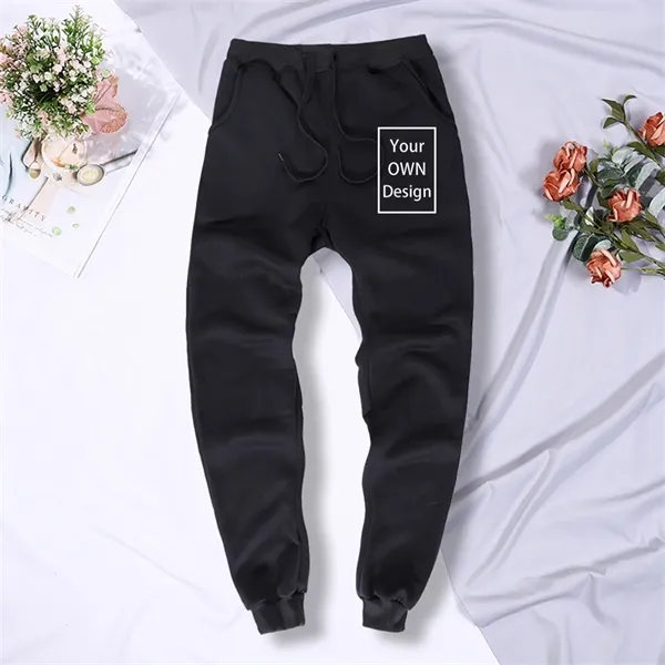 Sua própria marca de design / foto feitos sob encomenda homens mulheres diy calças moletom calça casual vestuário casual moda solta novo 2021 x0615