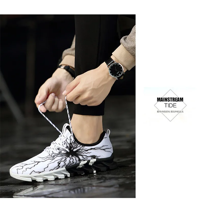 2021ローソックスランニングシューズブラックモアレマルチカモフラージュ表面厚い韓国版メンズファッションポップコーンソフトソールスポーツ旅行男性スニーカー36-48＃A0006