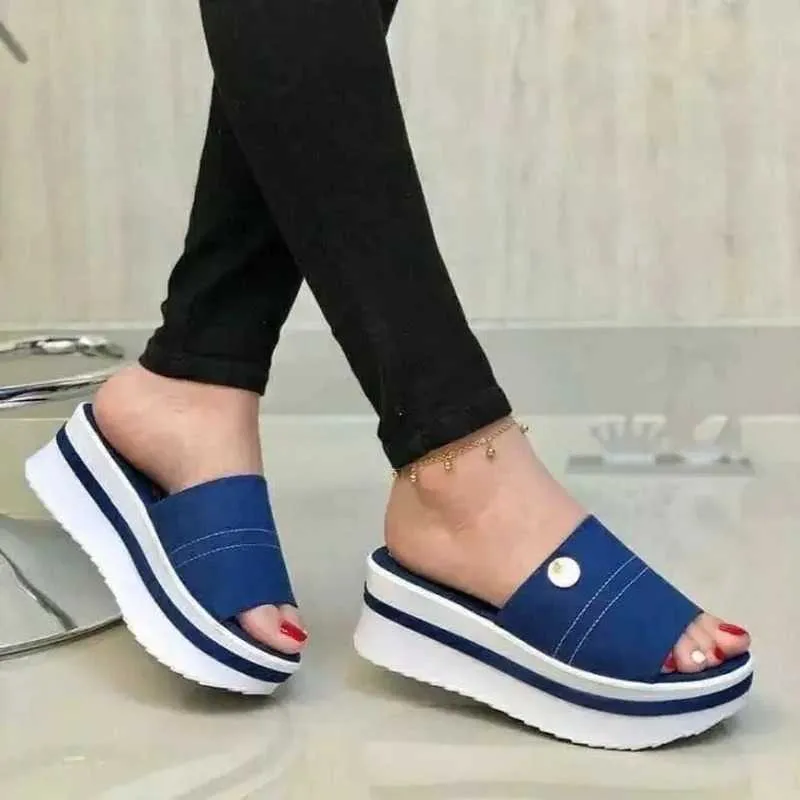 Moda 2021 nuevas sandalias de verano para mujer, zapatos con punta abierta, plataformas de tacón alto para mujer, zapatos informales para mujer, zapatos de tacones altos X0526