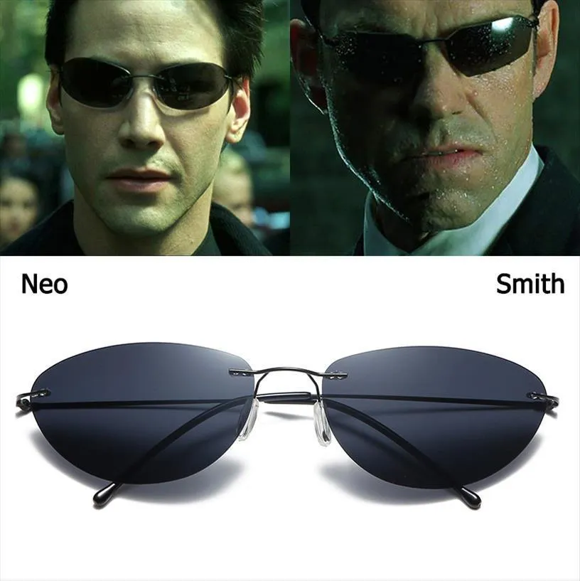 Acquista The Matrix Cool Neo Smith Style Style Occhiali Da Sole Polarizzati  Uomo In Lega Di Titanio Driving Brand Design Occhiali Da Sole Oculos De Sol  A 13,39 € Dal Watermen01 | DHgate Italy