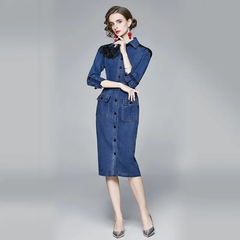 Denim clearance designer dresses