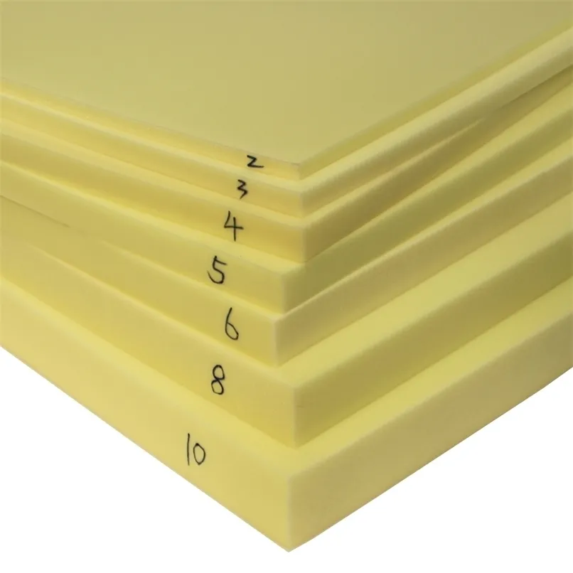 Cuscino Quadrato In Schiuma Ad Alta Densità Per Sedia Da Pranzo, Ufficio, Sgabello - 5 Cm Di Spessore, Giallo - Varie Misure 35x35, 40x40, 45x45, 55x55, 60x60 Cm