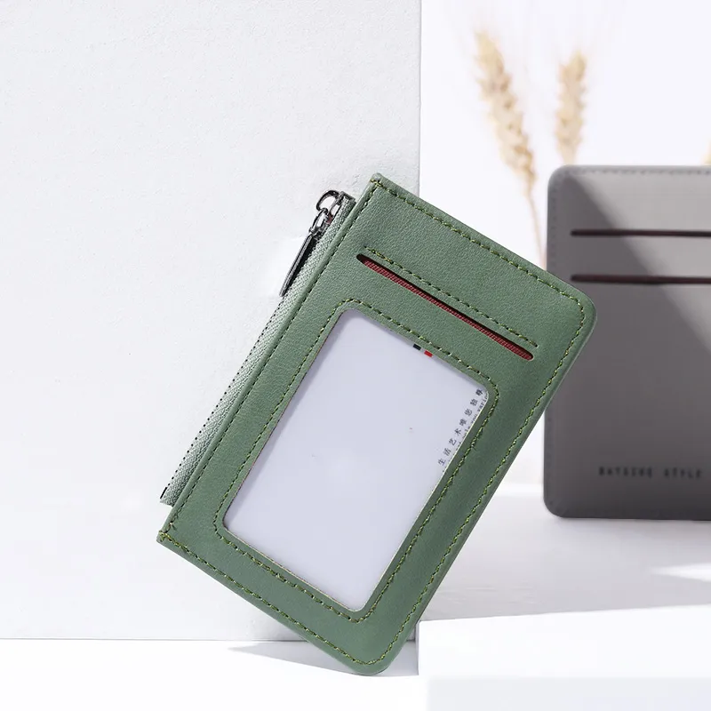 HBP novo pacote de cartão feminino fino mini portátil e prático zipper compacto moeda bolsa chave de acesso