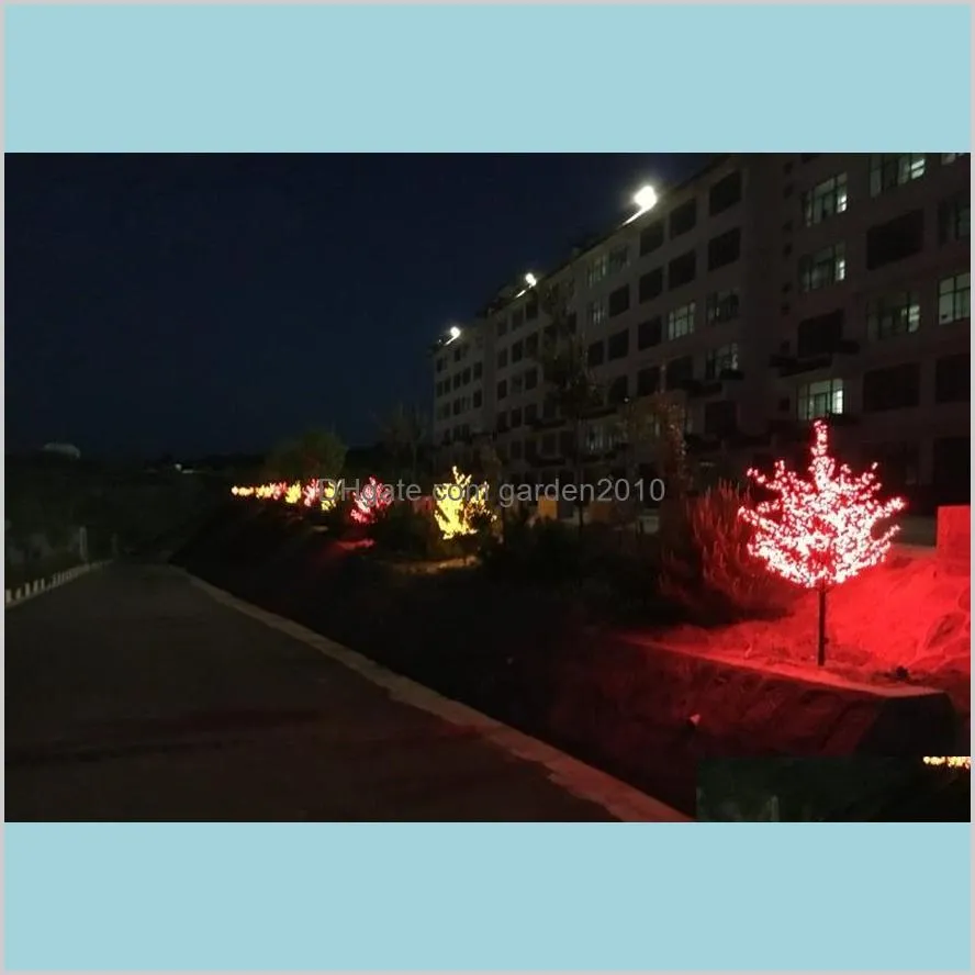 2M 6.5ft Height LED Artificial Cherry