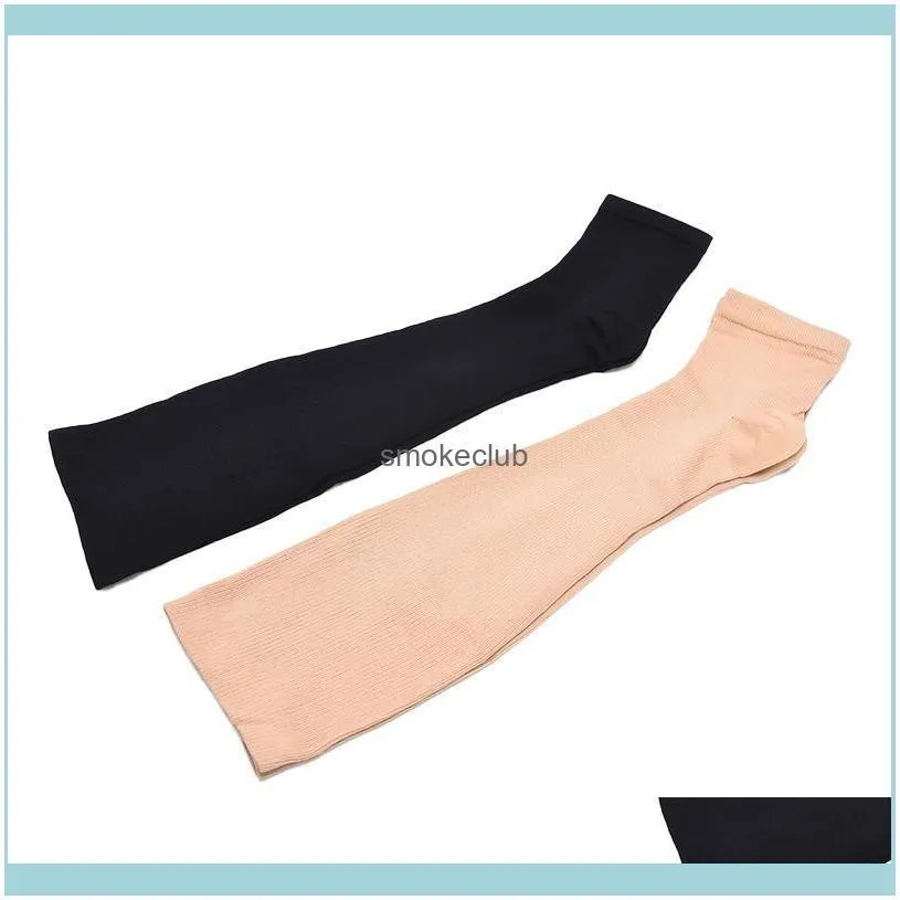 Sports Socks S-XL Compression Stockings Stretch Open Toe Knee-High Calf Riding For Varicose Veins Treatment And Shaping Stovepipe