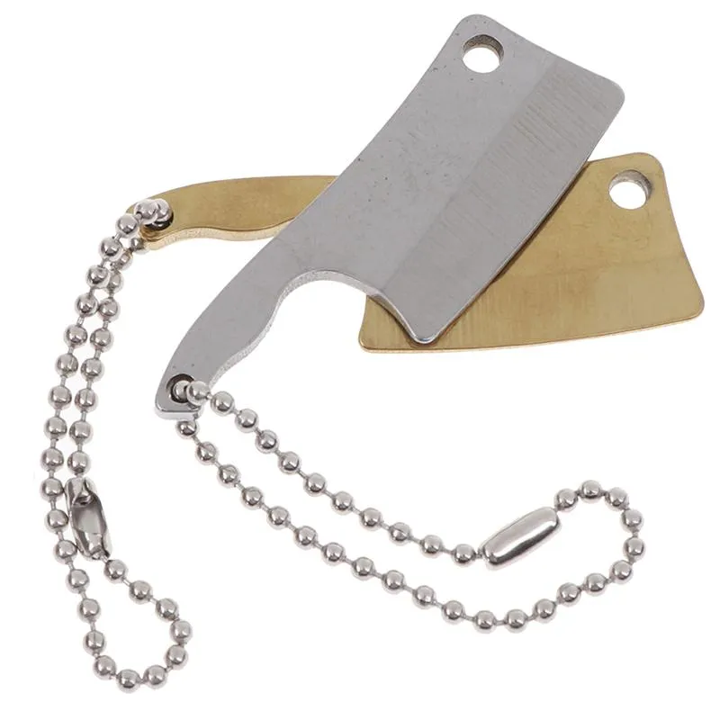 Keychains Kitchen Knife Meat Cleaver Pendant Key Ring Chain Men Car