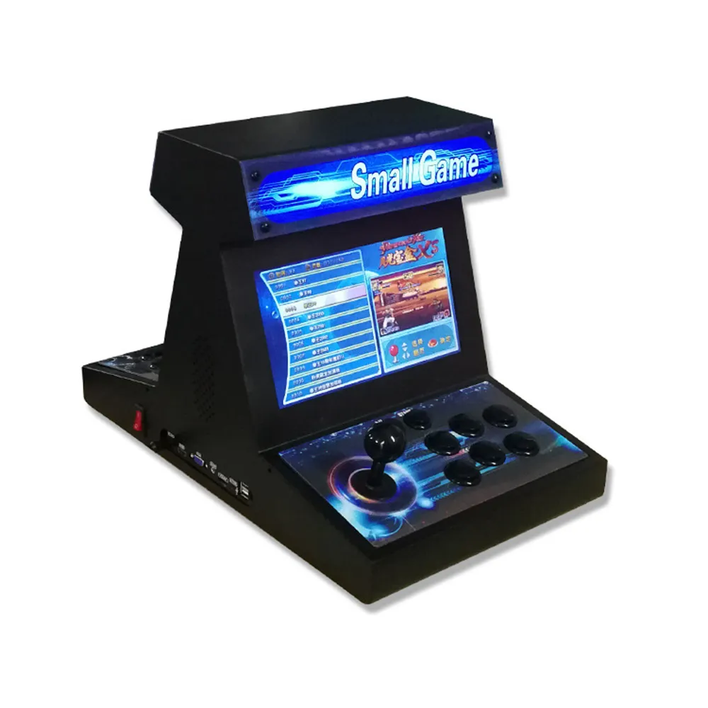 2500 in1 Desktop Double Full-Ferro Jogo Console 10 polegadas Display Fighting Arcade Machine Moonlight Box XS1500 para uso em casa