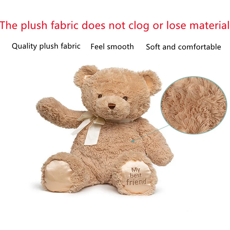 Teddy bear TEDDYSTORY plush toy doll children`s baby comfort toys Make them sleep better